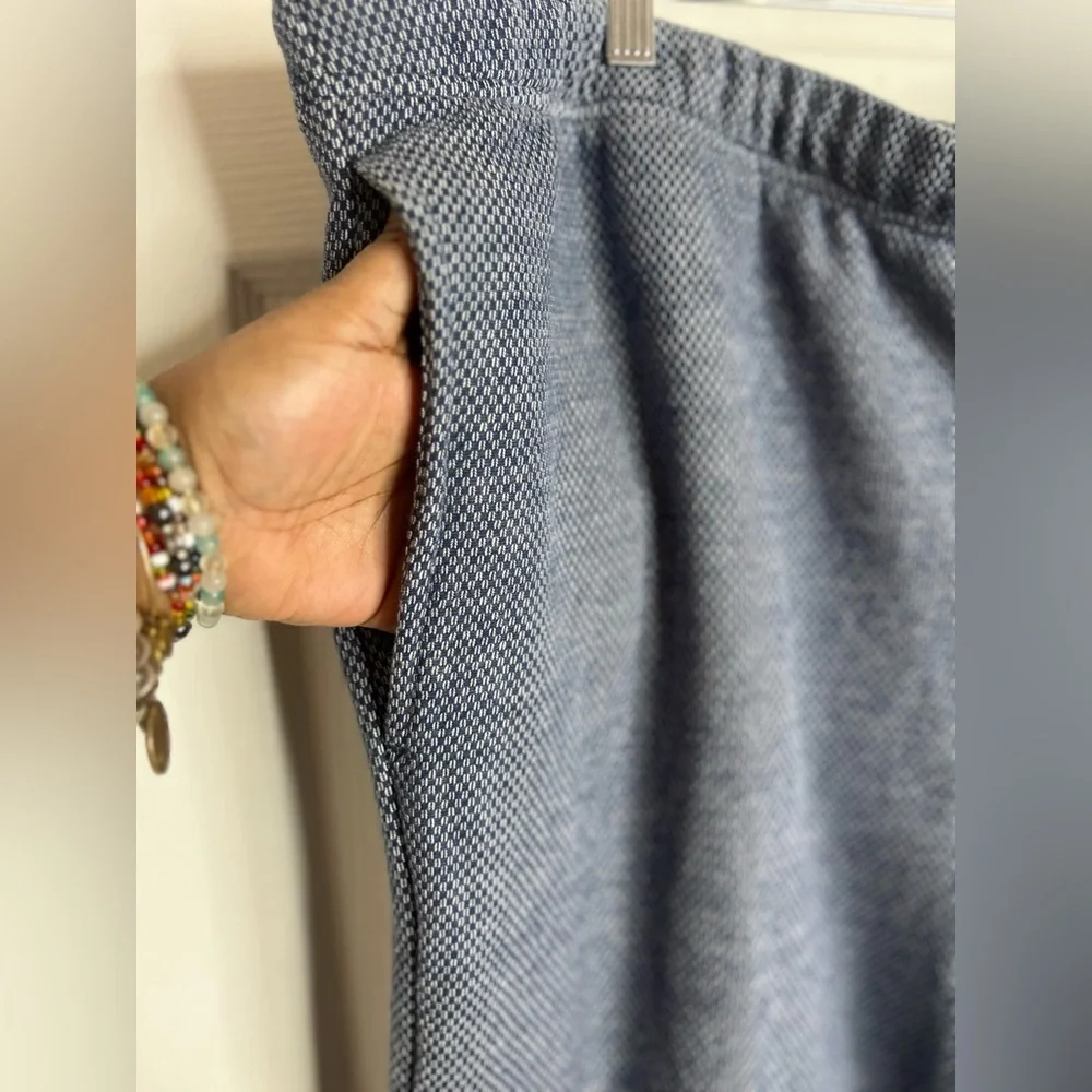NWT Textured Knit Lounge Men’s Pants - Goodfellow & Co Blue XXL Pockets